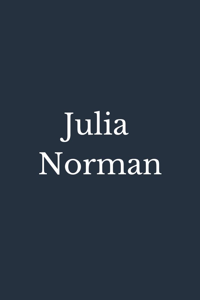 Julia Norman from Bordin | Semmer