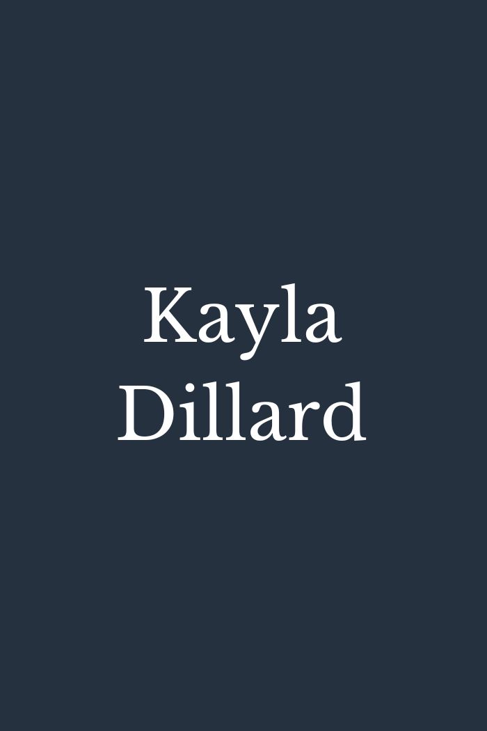 Kayla Dillard from Bordin | Semmer