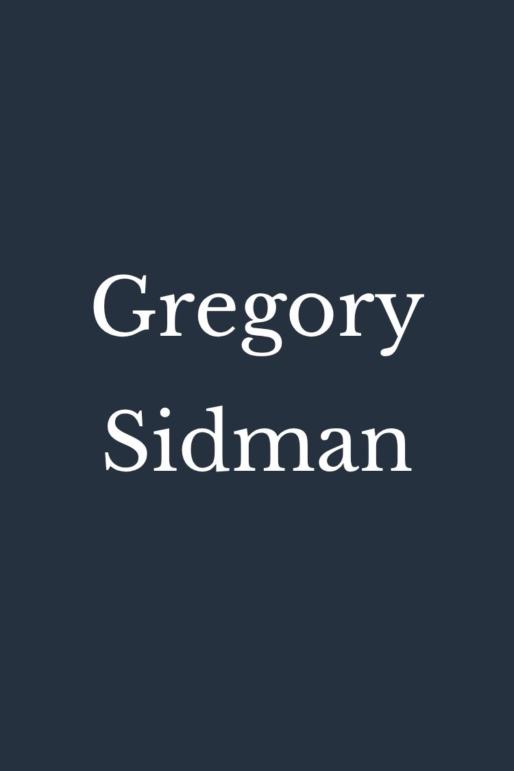 Gregory Sidman from Bordin | Semmer